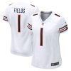 NFL Women's Chicago Bears Justin Fields Nike White Game Jersey