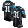 NFL Men's Carolina Panthers Juston Burris Nike Black Game Jersey