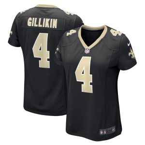 NFL Women's New Orleans Saints Blake Gilikin Nike Black Game Player Jersey