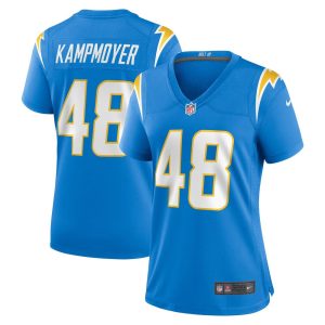 NFL Women's Los Angeles Chargers Hunter Kampmoyer Nike Powder Blue Player Game Jersey