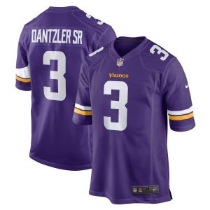 NFL Men's Minnesota Vikings Cameron Dantzler Nike Purple Game Jersey
