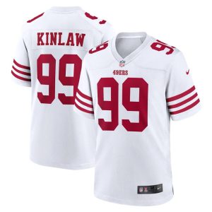 NFL Men's San Francisco 49ers Javon Kinlaw Nike White Player Game Jersey
