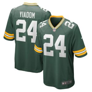 NFL Men's Green Bay Packers Isaac Yiadom Nike Green Game Jersey