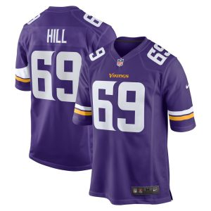 NFL Men's Minnesota Vikings Rashod Hill Nike Purple Game Jersey