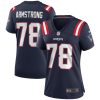 NFL Women's New England Patriots Bruce Armstrong Nike Navy Game Retired Player Jersey