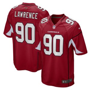 NFL Men's Arizona Cardinals Rashard Lawrence Nike Cardinal Game Player Jersey
