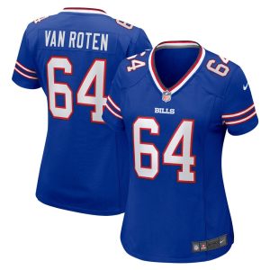 NFL Women's Buffalo Bills Greg Van Roten Nike Royal Player Game Jersey