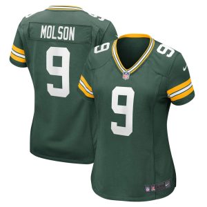 NFL Women's Green Bay Packers JJ Molson Nike Green Player Game Jersey