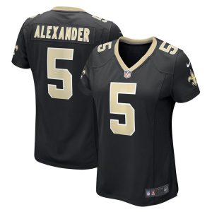 NFL Women's New Orleans Saints Kwon Alexander Nike Black Game Player Jersey
