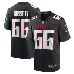 NFL Men's Atlanta Falcons Colby Gossett Nike Black Game Jersey