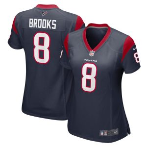 NFL Women's Houston Texans Terrence Brooks Nike Navy Game Jersey