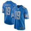 NFL Men's Detroit Lions Steven Montez Nike Blue Game Player Jersey