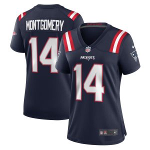 NFL Women's New England Patriots Ty Montgomery Nike Navy Player Game Jersey