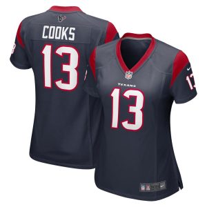 NFL Women's Houston Texans Brandin Cooks Nike Navy Game Jersey