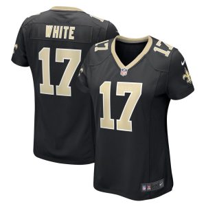 NFL Women's New Orleans Saints Kevin White Nike Black Game Player Jersey