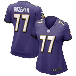 NFL Women's Baltimore Ravens Bradley Bozeman Nike Purple Game Jersey