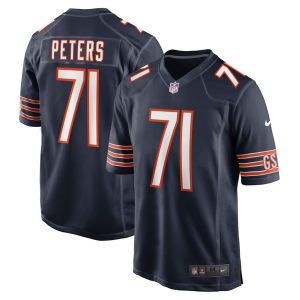 NFL Men's Chicago Bears Jason Peters Nike Navy Game Jersey