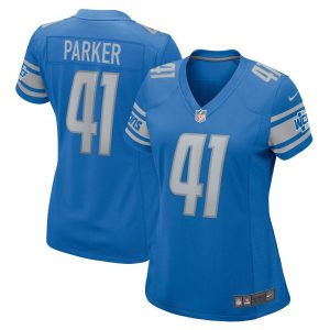 NFL Women's Detroit Lions AJ Parker Nike Blue Nike Game Jersey