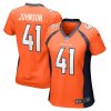 NFL Women's Denver Broncos Jamar Johnson Nike Orange Nike Game Jersey