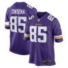 NFL Men's Minnesota Vikings Dan Chisena Nike Purple Game Jersey