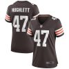 NFL Women's Cleveland Browns Charley Hughlett Nike Brown Game Jersey