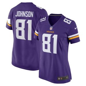 NFL Women's Minnesota Vikings Bisi Johnson Nike Purple Game Jersey