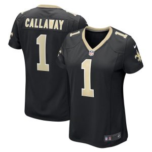 NFL Women's New Orleans Saints Marquez Callaway Nike Black Game Jersey