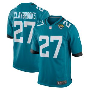 NFL Men's Jacksonville Jaguars Chris Claybrooks Nike Teal Game Jersey