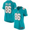 NFL Women's Miami Dolphins Mack Hollins Nike Aqua Game Jersey
