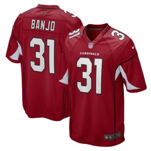 NFL Men's Arizona Cardinals Chris Banjo Nike Cardinal Game Jersey
