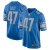 NFL Men's Detroit Lions Scott Daly Nike Blue Game Jersey