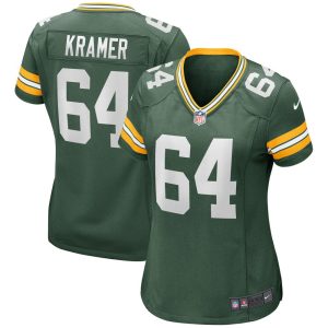 NFL Women's Green Bay Packers Jerry Kramer Nike Green Game Retired Player Jersey