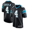 NFL Men's Carolina Panthers Jermaine Carter Nike Black Game Player Jersey