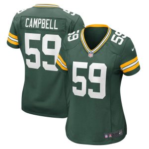 NFL Women's Green Bay Packers De'Vondre Campbell Nike Green Nike Game Jersey