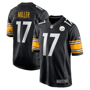 NFL Men's Pittsburgh Steelers Anthony Miller Nike Black Game Jersey
