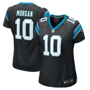 NFL Women's Carolina Panthers James Morgan Nike Black Game Jersey