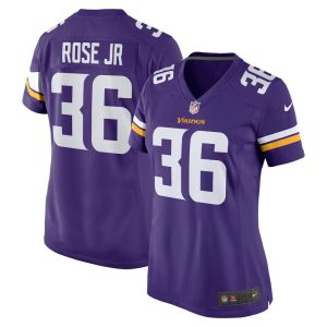 NFL Women's Minnesota Vikings A.J. Rose Jr. Nike Purple Game Player Jersey