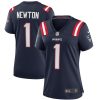 NFL Women's New England Patriots Cam Newton Nike Navy Game Jersey