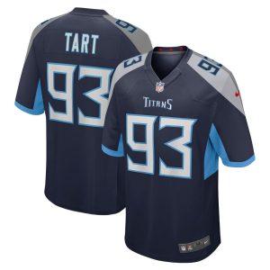 NFL Men's Tennessee Titans Teair Tart Nike Navy Game Player Jersey