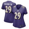 NFL Women's Baltimore Ravens Ar'Darius Washington Nike Purple Player Game Jersey