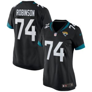 NFL Women's Jacksonville Jaguars Cam Robinson Nike Black Game Jersey