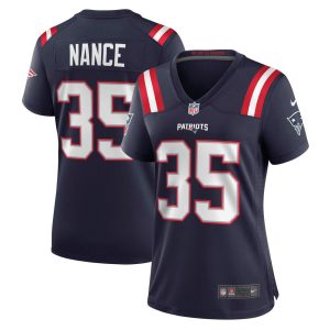 NFL Women's New England Patriots Jim Nance Nike Navy Retired Player Jersey