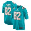 NFL Men's Miami Dolphins Cethan Carter Nike Aqua Game Jersey