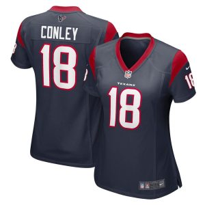 NFL Women's Houston Texans Chris Conley Nike Navy Game Jersey