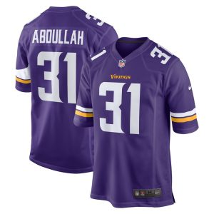 NFL Men's Minnesota Vikings Ameer Abdullah Nike Purple Game Jersey