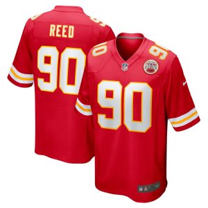 NFL Men's Kansas City Chiefs Jarran Reed Nike Red Game Jersey