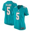NFL Women's Miami Dolphins Michael Palardy Nike Aqua Game Jersey