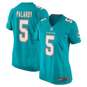 NFL Women's Miami Dolphins Michael Palardy Nike Aqua Game Jersey