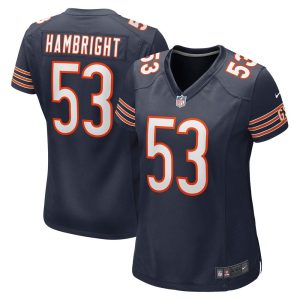 NFL Women's Chicago Bears Arlington Hambright Nike Navy Player Game Jersey