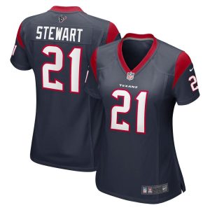 NFL Women's Houston Texans M.J. Stewart Nike Navy Game Jersey